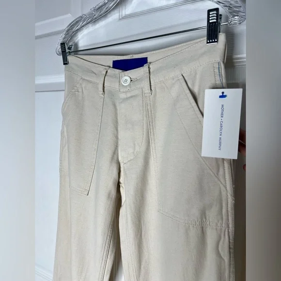 NWT MOTHER X Carolyn Murphy The Ankle Slapper Cropped Pants
